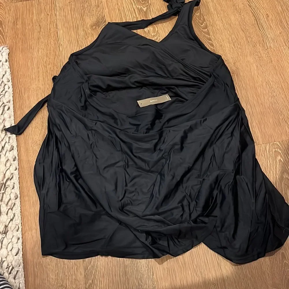J. Crew Halter wrap swim dress*